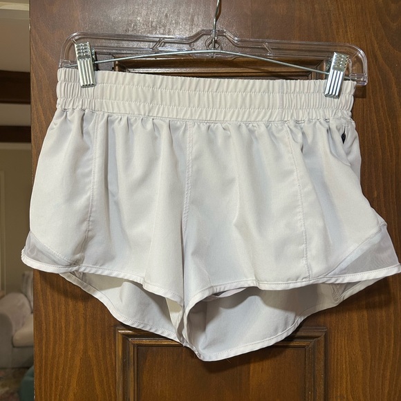 Amazon Women's Cream Athletic Shorts - Picture 1 of 2
